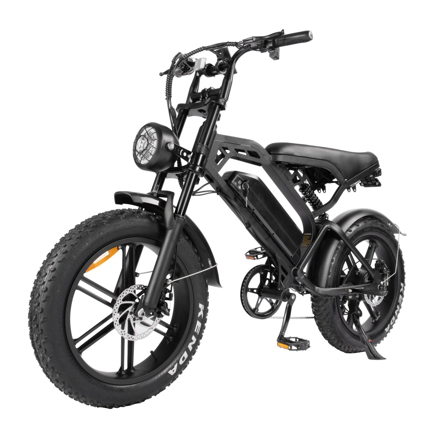 20-inch electric snow bike with front and rear suspension and integrated wheel shift electric off-road bicycle