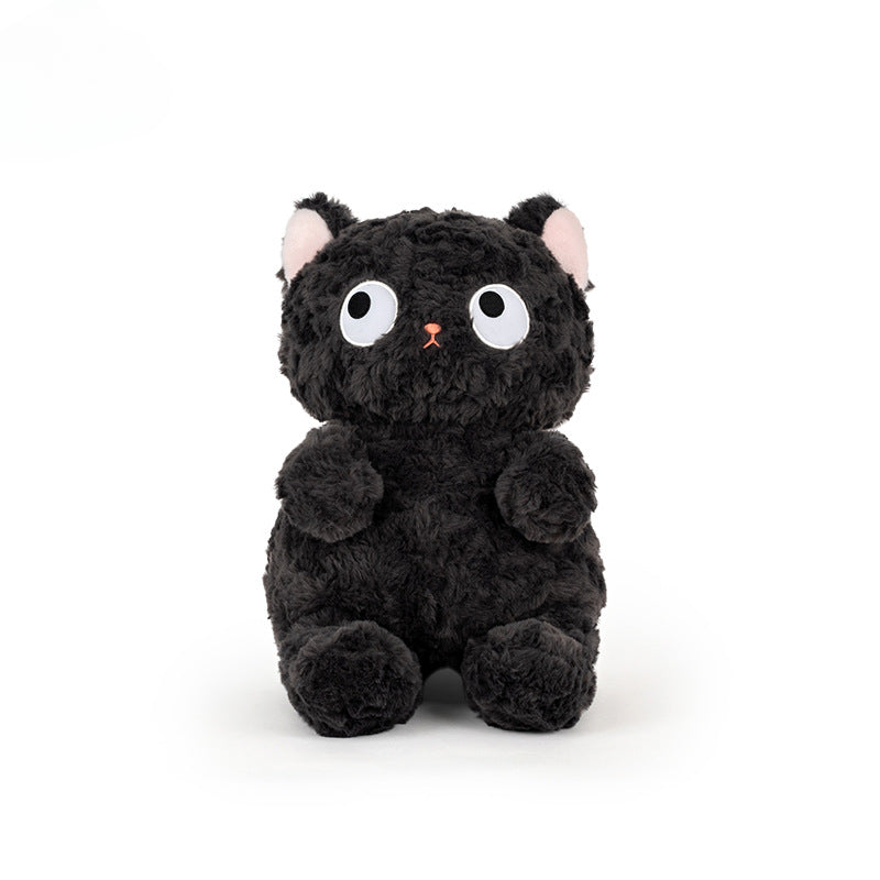 Love Black Cat Doll Plush Toys - Soothe Dolls for Girls - Small Gifts - Long Strip Ragdoll - Grab Machine