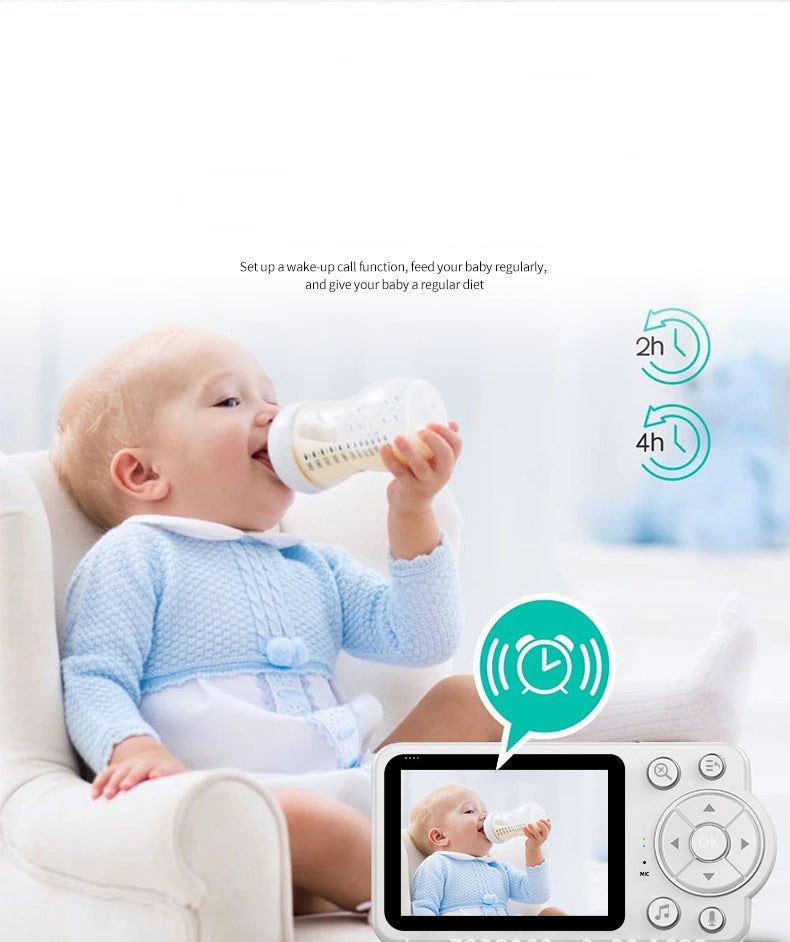 Baby Monitor Baby Surveillance Device Night Vision 2.4GHz Wireless Rotating Machine