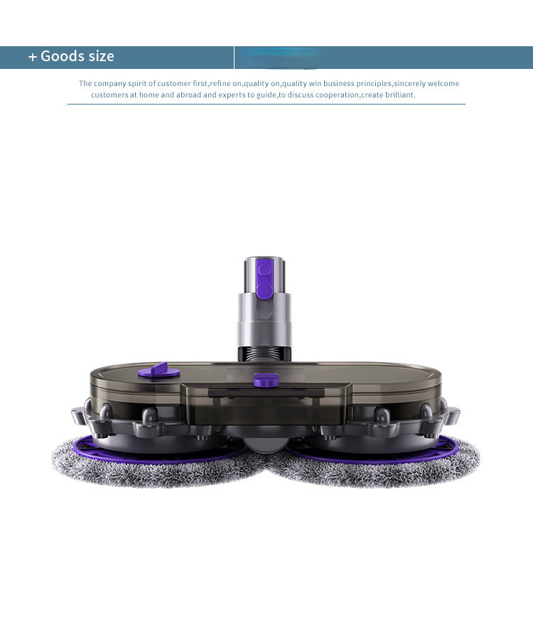 Dyson Vacuum Cleaner Accessory: Purple Mop Scrubber Brush Head for V10 Slim and V12 Slim Models