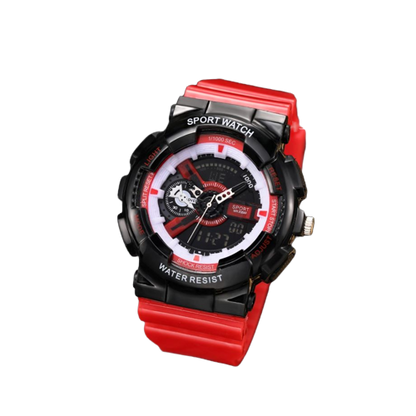 Multi-functional Sports Fashion Watch with Dual-Display and Luminous Features