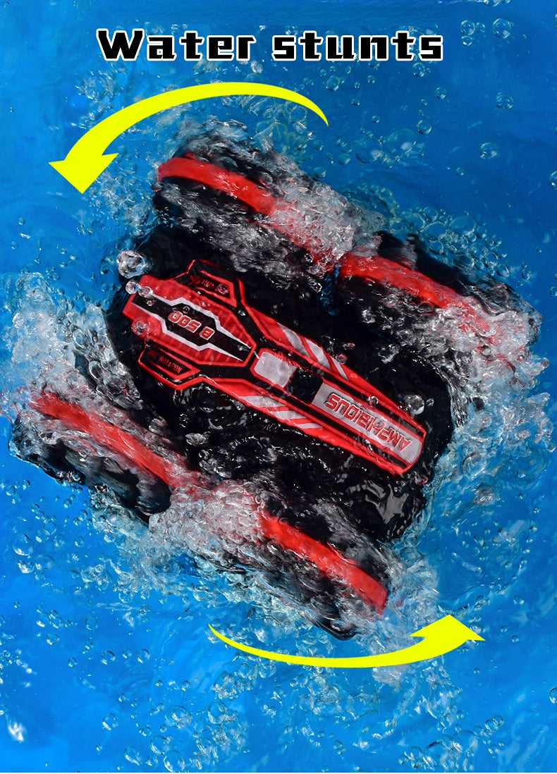 RC Amphibious Vehicle - Double-Sided Stunts and Tumbling, Perfect for the Beach