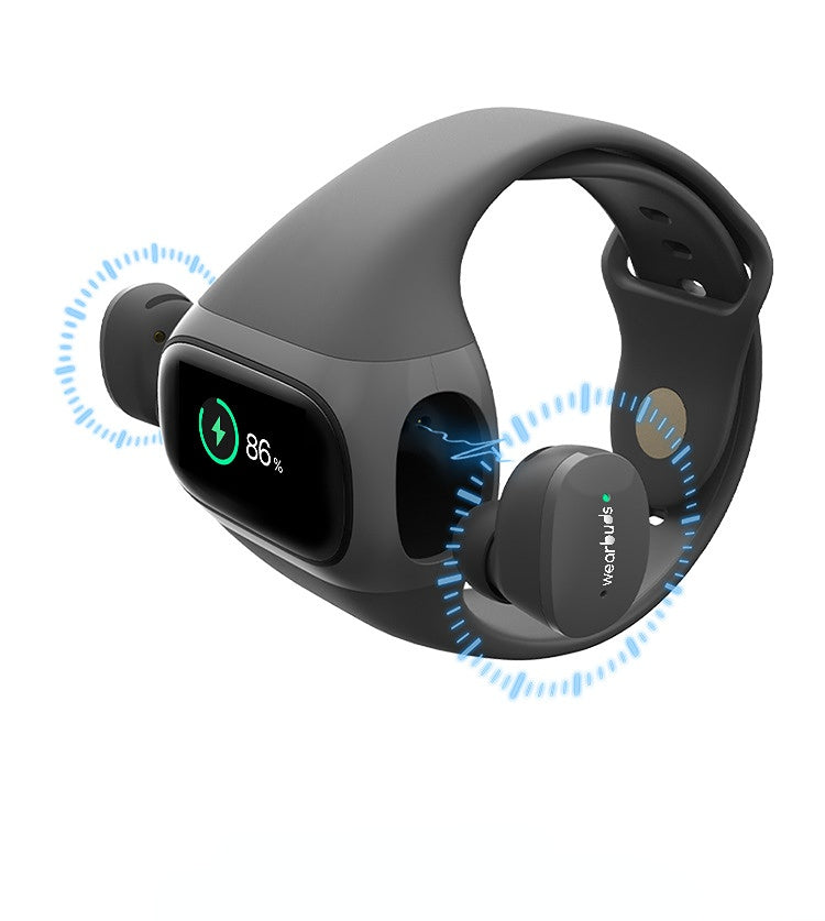 Wearbuds W20 True Wireless Bluetooth Headset and Smart Sports Bracelet Watch