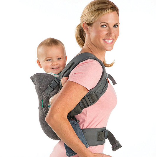 Four-in-One Baby Carrier with Hat - Two-Shoulder Baby Carrying Belt and Bag