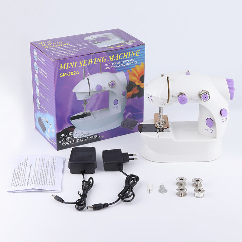 Miniature Pedal Sewing Machine with Multi-Functionality