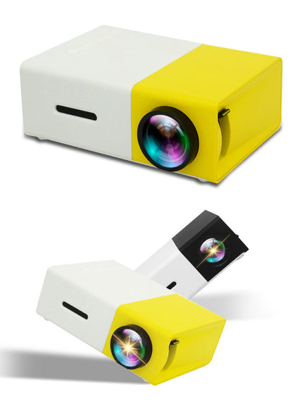 YG300 Mini Projector - Portable Home LED Projector with HD 1080p Support