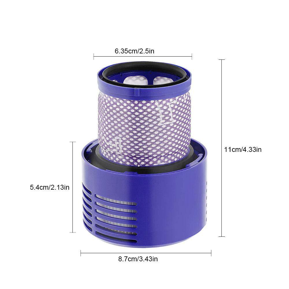 Premium Replacement Filter Set for Dyson V10 Vacuum Cleaner - Includes Rear & Post Filters