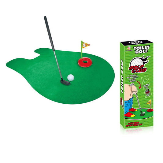 Children's toilet Mini Golf Course Trainer Toy with Putter