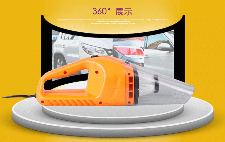 Vacuum Cleaner, Powerful 120W High-Power Wet/Dry Car Vacuum with Strong Suction, Portable Car Vacuum Cleaner