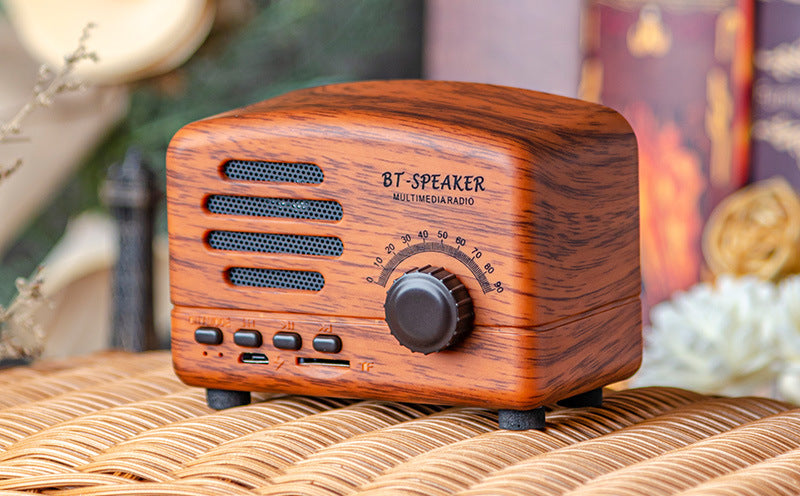 Mini Bluetooth Speaker - Retro Design, Powerful Sound