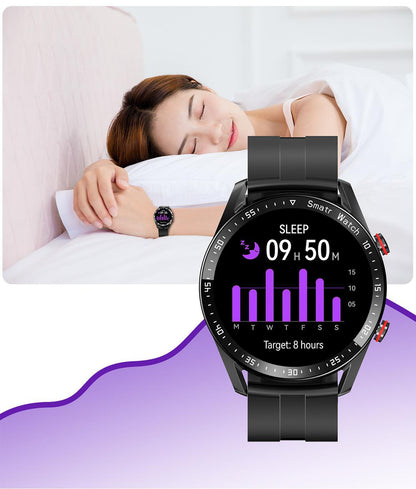 HW20 Smart Watch - ECG+PPG, Stainless Steel Strap, Bluetooth, Waterproof, Health Monitoring