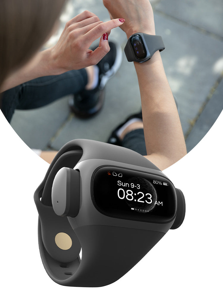 Wearbuds W20 True Wireless Bluetooth Headset and Smart Sports Bracelet Watch