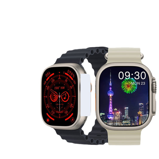 Full Touch Screen Bluetooth Smart Watch with Step, Temperature, Heart Rate, and Sleep Monitoring