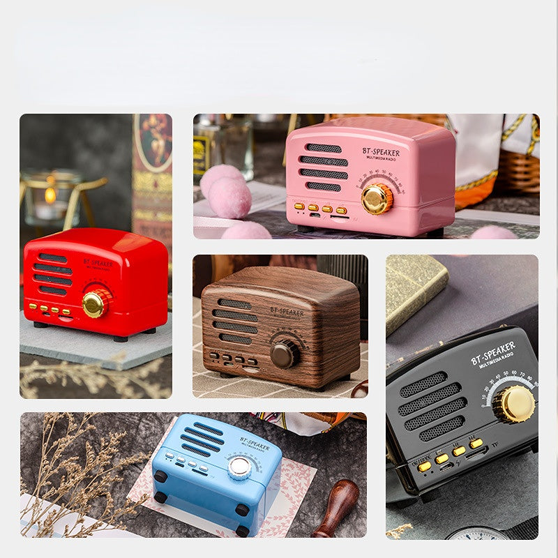 Mini Bluetooth Speaker - Retro Design, Powerful Sound