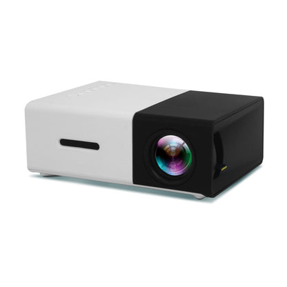 YG300 Mini Projector - Portable Home LED Projector with HD 1080p Support