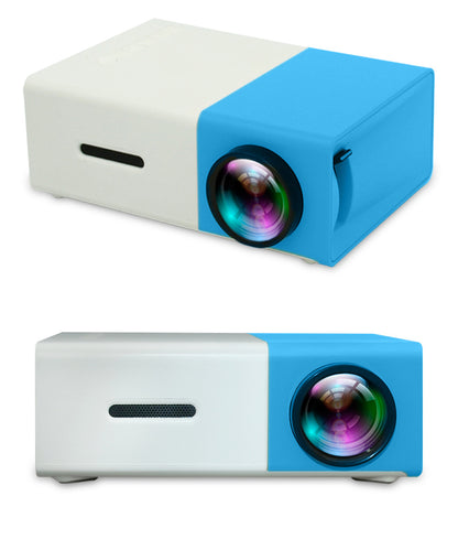 YG300 Mini Projector - Portable Home LED Projector with HD 1080p Support