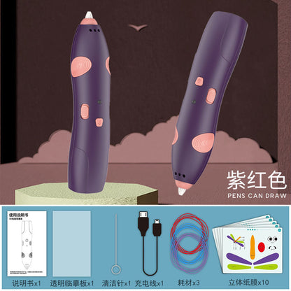 3D Printing Pen with PCL Consumables Painting Set - Low-Temperature Toy