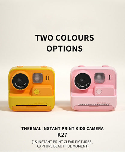 Instant Print Kids Camera with Thermal Printing Technology