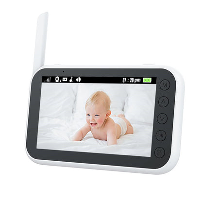 Secure Wireless Baby Monitor with 4.3-Inch Screen for Real-Time Monitoring and Peace of Mind