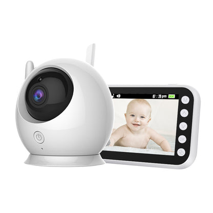 Secure Wireless Baby Monitor with 4.3-Inch Screen for Real-Time Monitoring and Peace of Mind