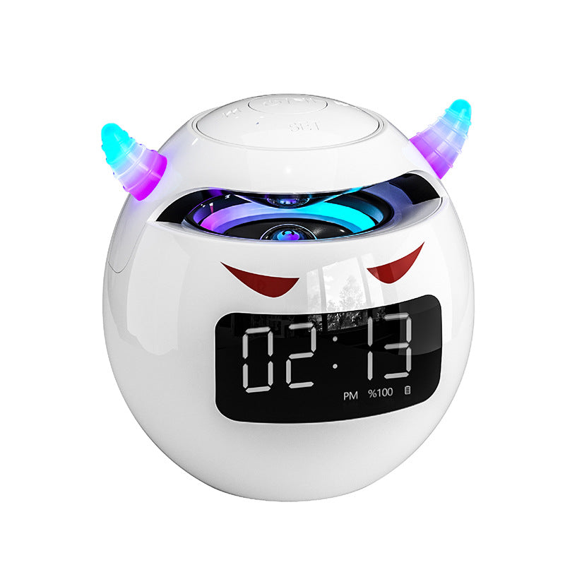 devil Bluetooth speaker clock alarm clock sound hifi speaker