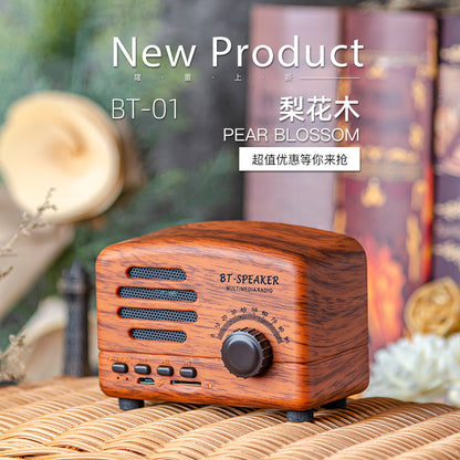 Mini Bluetooth Speaker - Retro Design, Powerful Sound