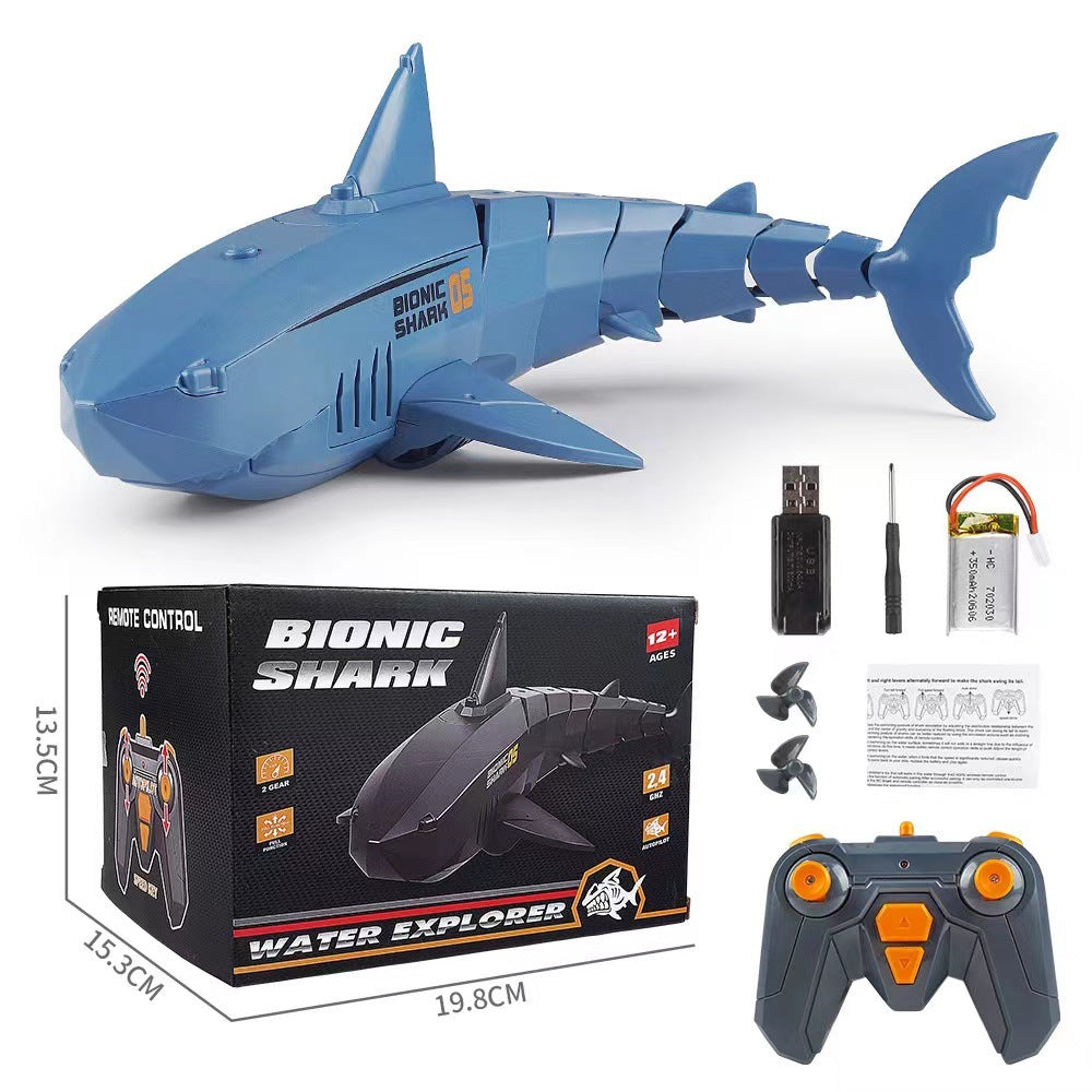 2.4G Remote Control Shark Water Toy - Rechargeable and Wireless for Children