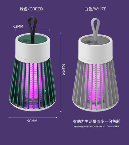 Electric Mosquito Killer Lamp with USB Charging, Indoor/Outdoor Mosquito Repellent and Trap