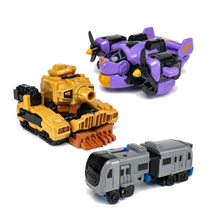 Transforming Car Robot Mech Warrior Tank Airplane Model Cartoon Toy