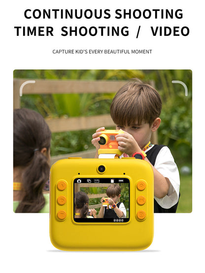 Instant Print Kids Camera with Thermal Printing Technology