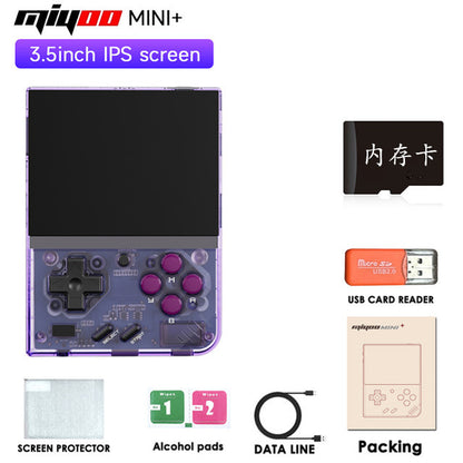 Miyoo Mini Plus+ OOpen Source Handheld Gaming Console - Retro Game Machine with Classic Nostalgia, 3.5-Inch High-Definition Screen, GBA Street Arcade