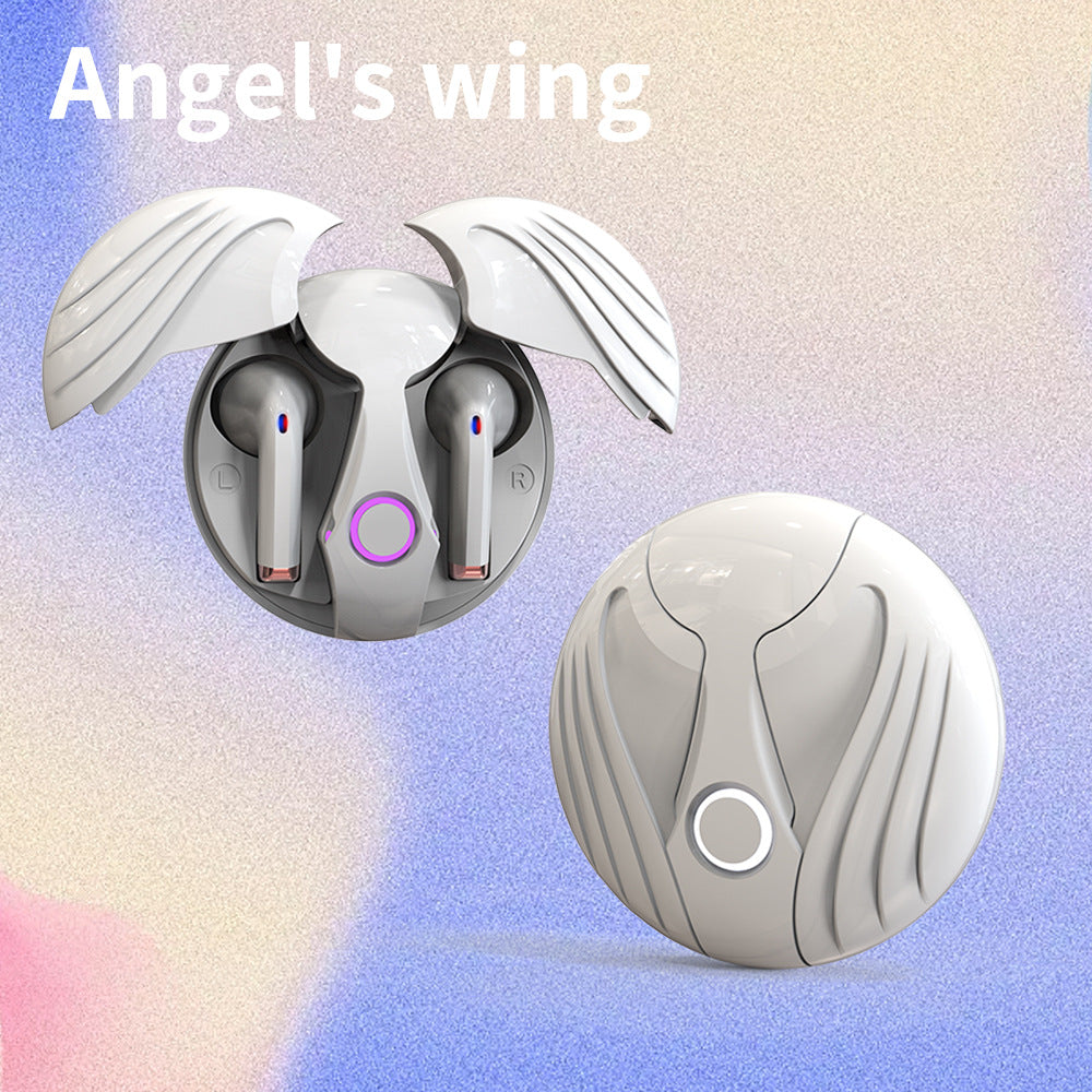 Angel's wing wireless Bluetooth headset noise reduction sports game HIFI sound