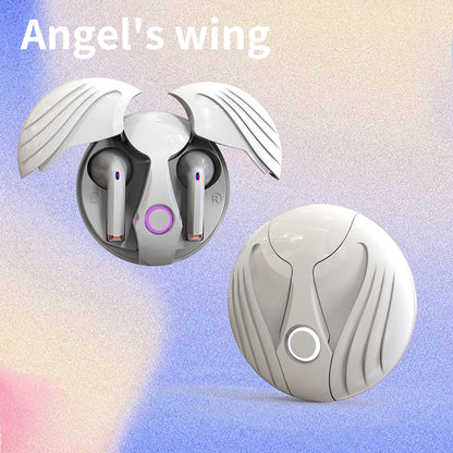 Angel's wing wireless Bluetooth headset noise reduction sports game HIFI sound