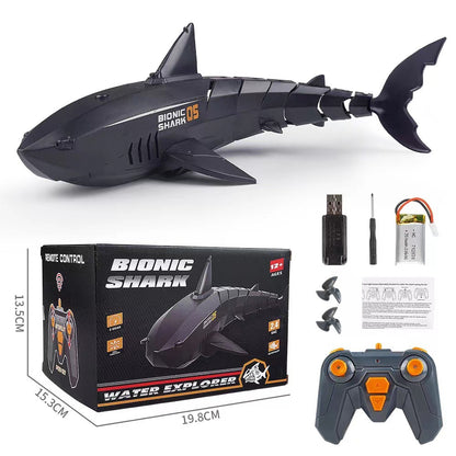 2.4G Remote Control Shark Water Toy - Rechargeable and Wireless for Children