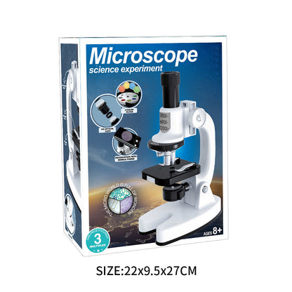 Science Horse Children's Microscope - 1200x HD STEM Toy for Elementary School Science Experiments