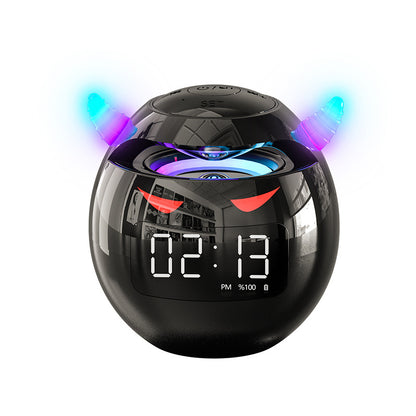 devil Bluetooth speaker clock alarm clock sound hifi speaker