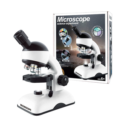 Science Horse Children's Microscope - 1200x HD STEM Toy for Elementary School Science Experiments