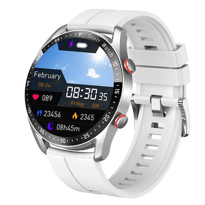 HW20 Smart Watch - ECG+PPG, Stainless Steel Strap, Bluetooth, Waterproof, Health Monitoring