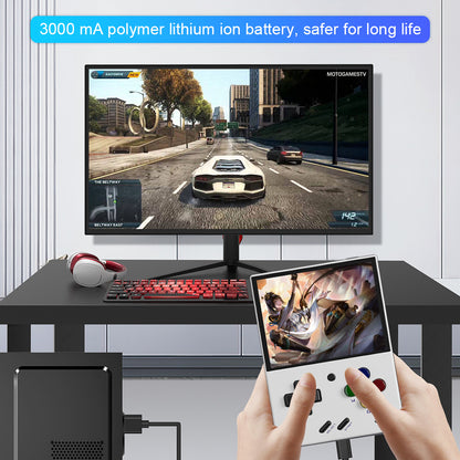 Miyoo Mini Plus+ OOpen Source Handheld Gaming Console - Retro Game Machine with Classic Nostalgia, 3.5-Inch High-Definition Screen, GBA Street Arcade