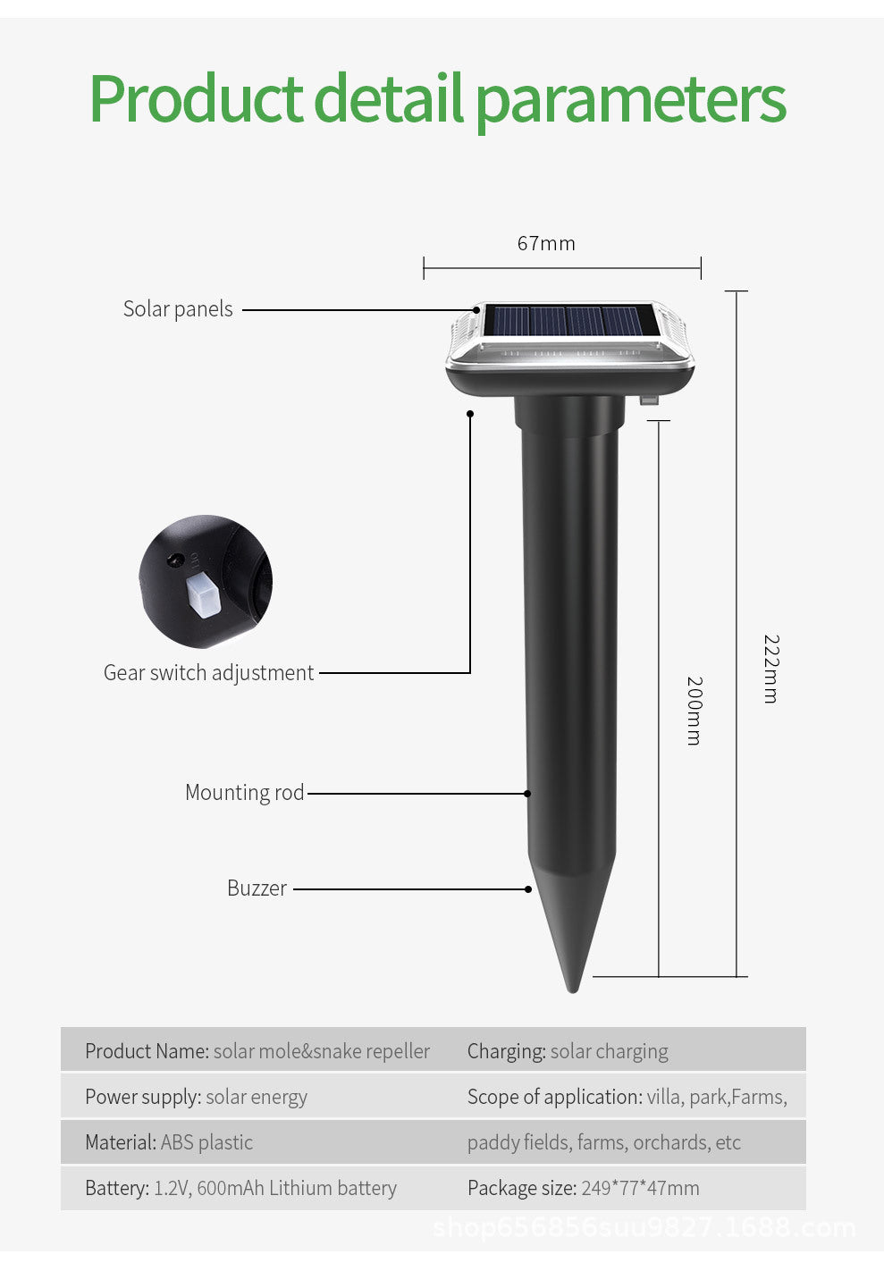 Ultrasonic Pest Repeller - Rodent, Mosquito, and Insect Repellent with Charging Support