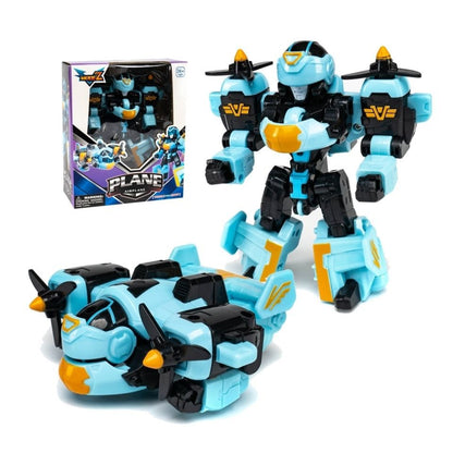 Transforming Car Robot Mech Warrior Tank Airplane Model Cartoon Toy