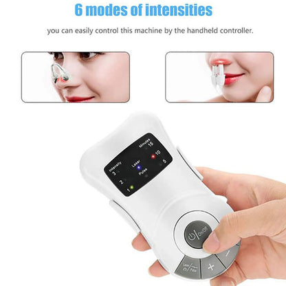 Low-Frequency Pulse Rhinitis Instrument Physiotherapy Massager with Infrared Therapy and Anti-Snoring Device