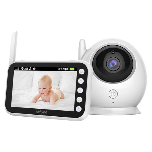 Secure Wireless Baby Monitor with 4.3-Inch Screen for Real-Time Monitoring and Peace of Mind