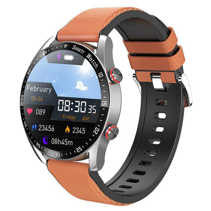 HW20 Smart Watch - ECG+PPG, Stainless Steel Strap, Bluetooth, Waterproof, Health Monitoring