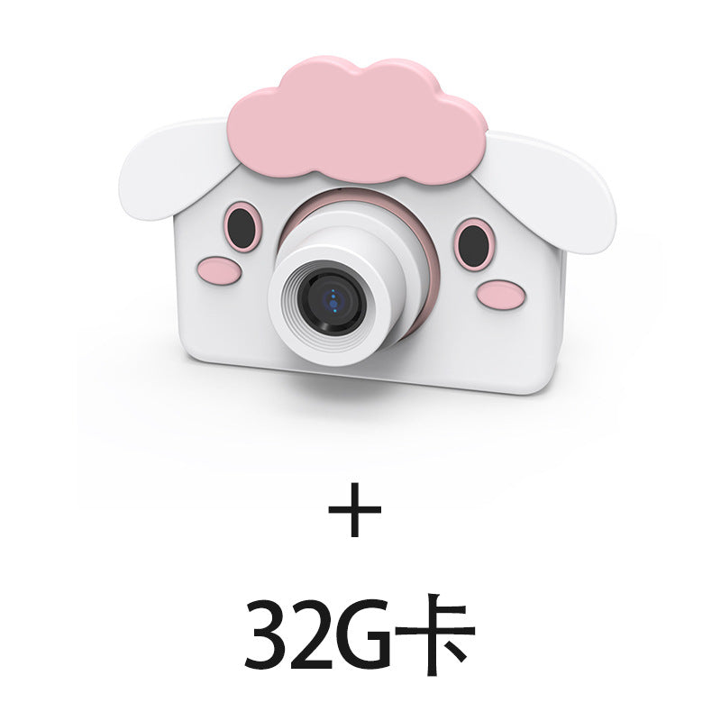 Cartoon Children's Camera - Mini Sports Camera Toy Camera Small SLR with 3200W Pixel Range