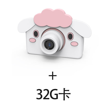 Cartoon Children's Camera - Mini Sports Camera Toy Camera Small SLR with 3200W Pixel Range