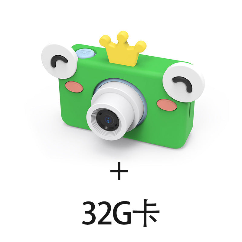 Cartoon Children's Camera - Mini Sports Camera Toy Camera Small SLR with 3200W Pixel Range