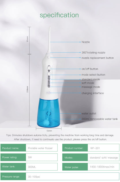 Electric Dental Punch - Portable and Waterproof with Built-in Battery