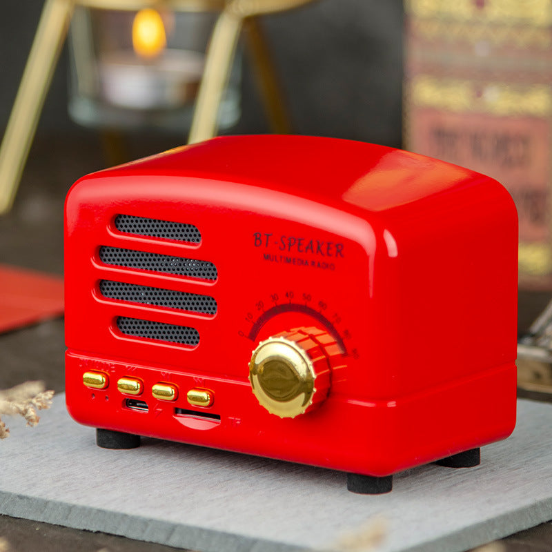 Mini Bluetooth Speaker - Retro Design, Powerful Sound