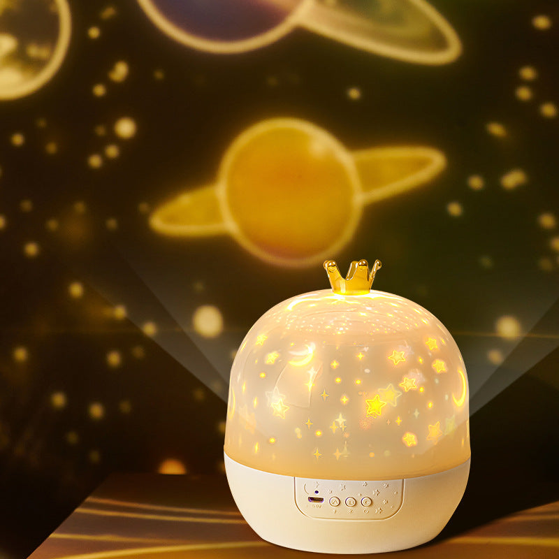 star sky projector small night light children's bedroom dreamy revolving star atmosphere light